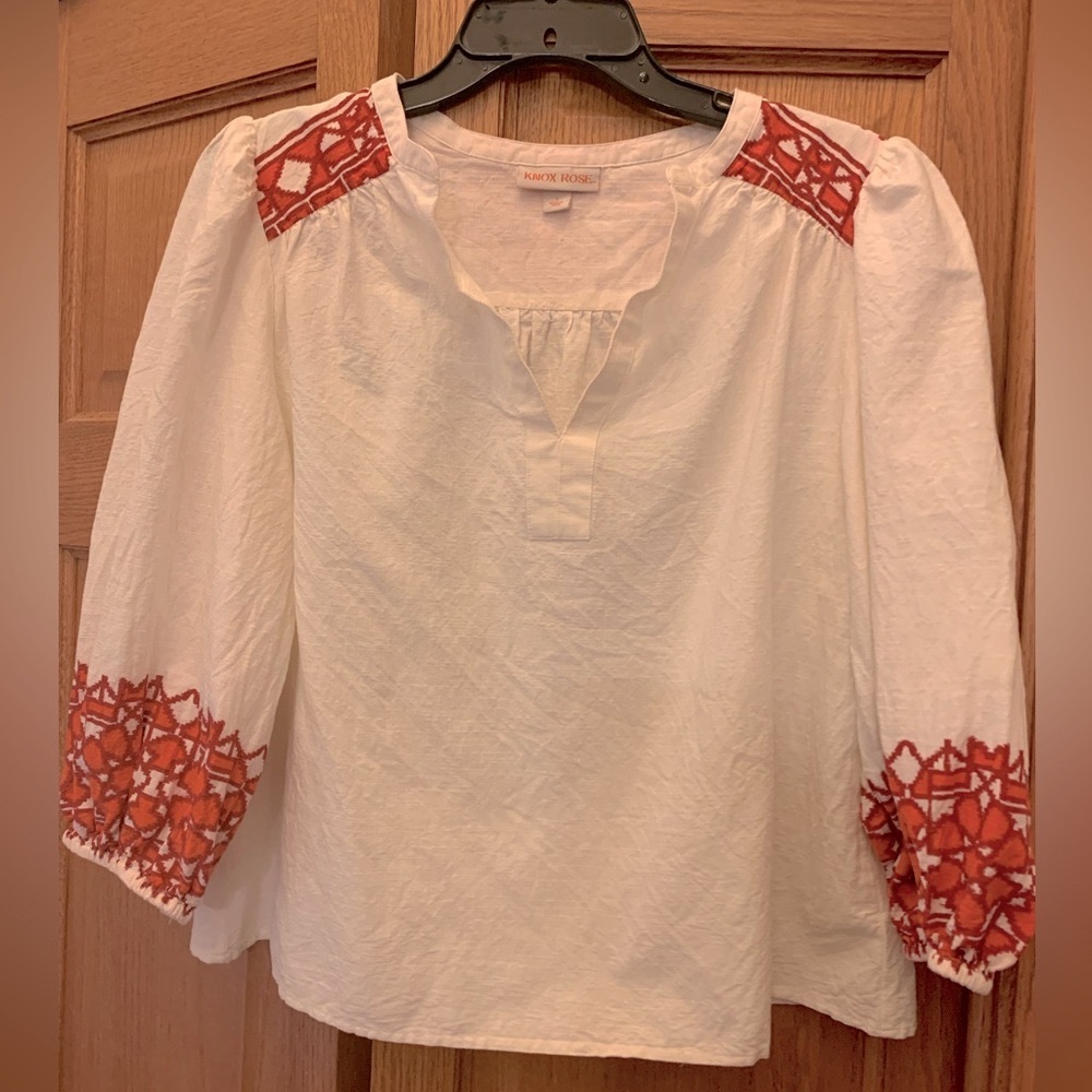 Knox Rose top, gently worn